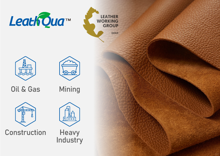 适用于安全鞋的 LeathQua™ 优质皮革技术